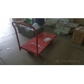Red Heavy Duty Platform Truck Metal Cart 24x48 in